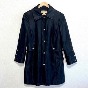 Michael Kors Woman Black Coat Wool Jacket Size PS